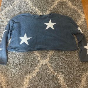 Star print sweater
